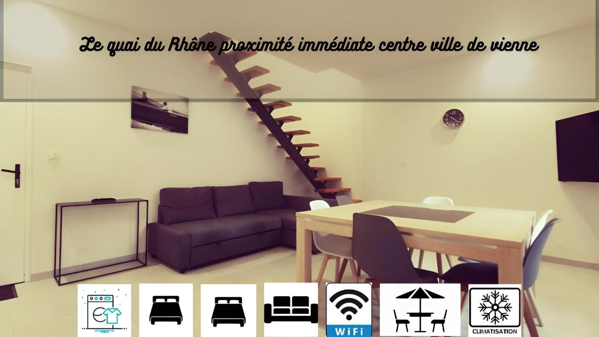 Le Quai Du Rhone Apartment Sainte-Colombe  Exterior photo